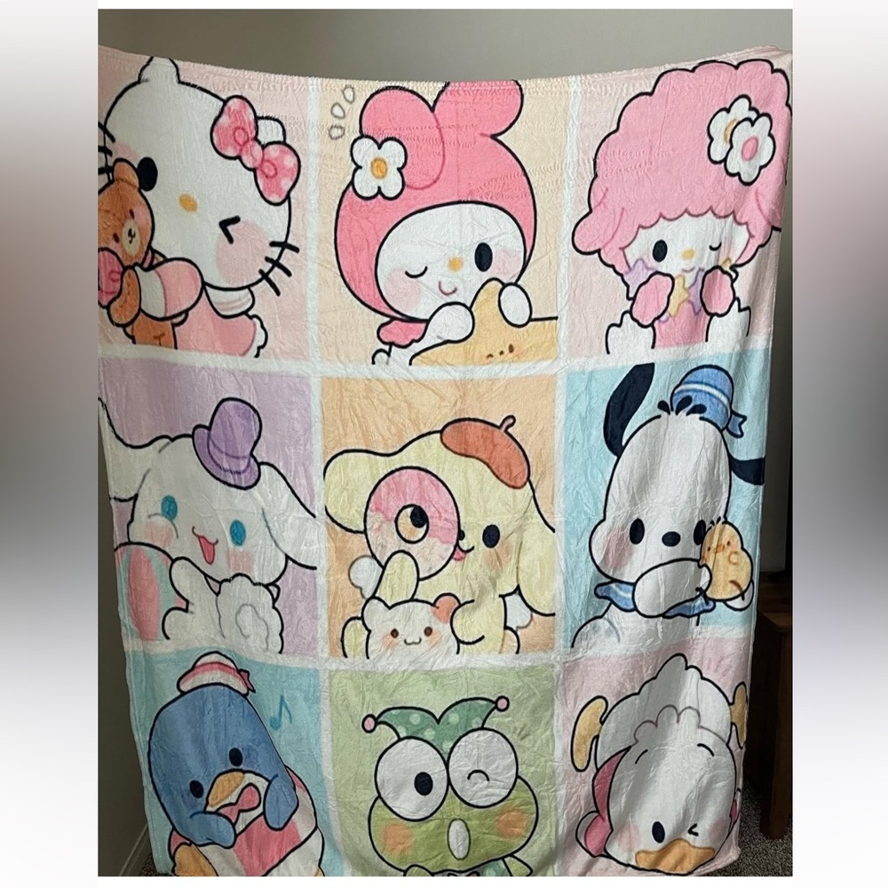 Hello kitty and friends blanket